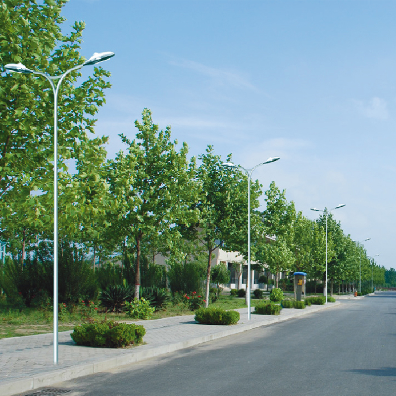 عمود طريق مخروطي من الألومنيوم بذراع مزدوج NILE