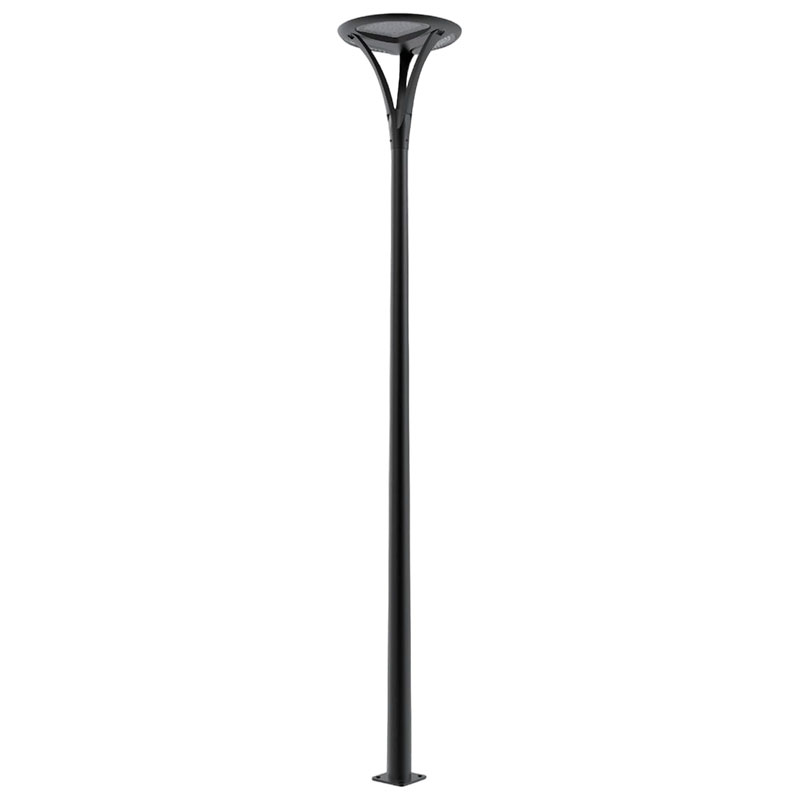 عمود إضاءة شمسي من السيليكون أحادي البلورة رش مسحوق معدني VOSS