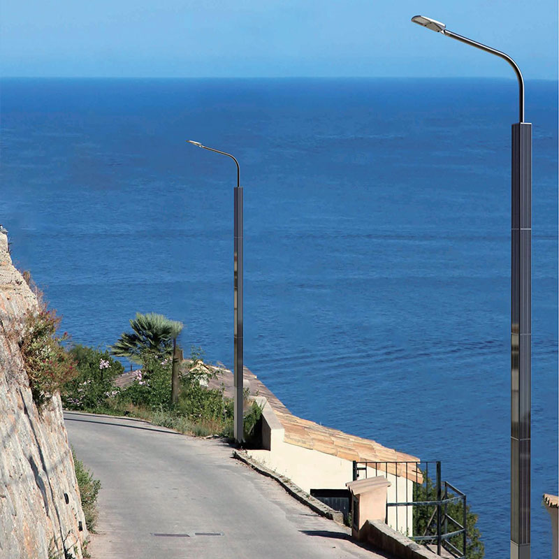 عمود إضاءة شمسي من الألومنيوم مقاوم للتآكل KOTOR