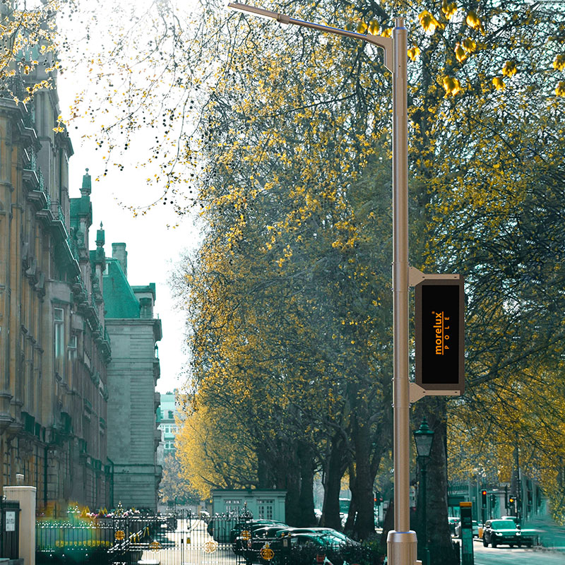 عمود إضاءة ذكي من سبائك الألومنيوم