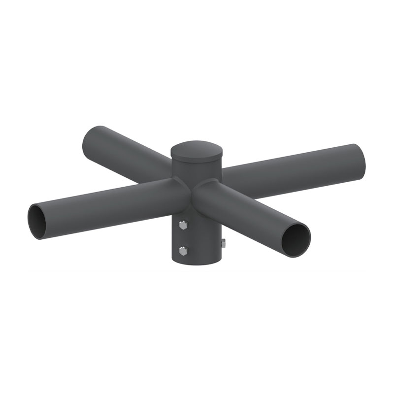 محول تينون عمود إضاءة خارجي أفقي دائري مقاس 5 بوصات