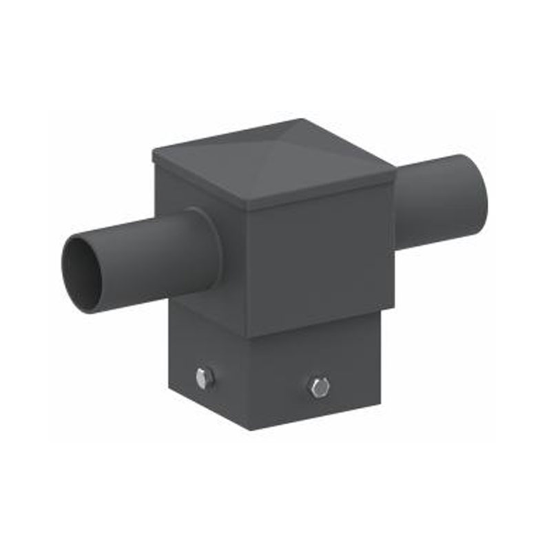 مُركِّب عمود إضاءة أفقي مربع مقاس 5 بوصات