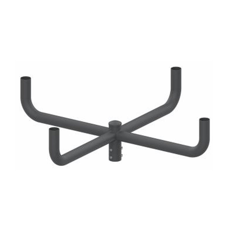 محول تينون عمود إضاءة خارجي عمودي دائري مقاس 4 بوصات