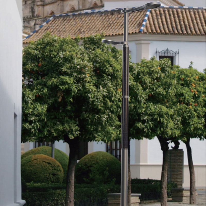 عمود إضاءة شمسي مرن مطلي HJT OSUNA