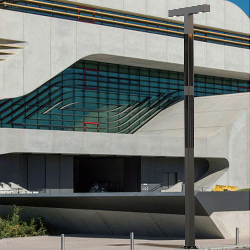 عمود إضاءة شمسي متعدد الاستخدامات من الألومنيوم RONDA